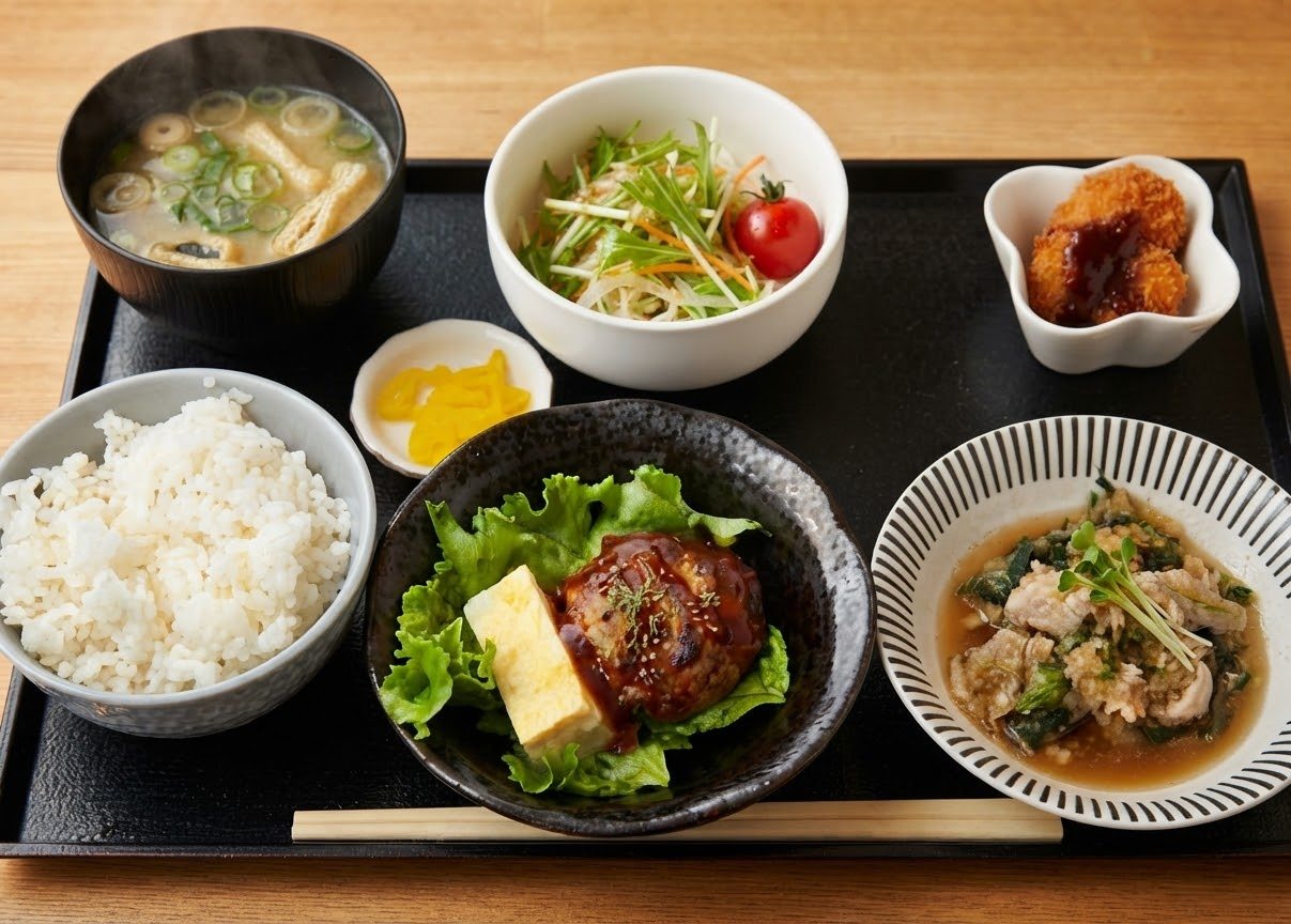 若宮食堂の日替わりランチ